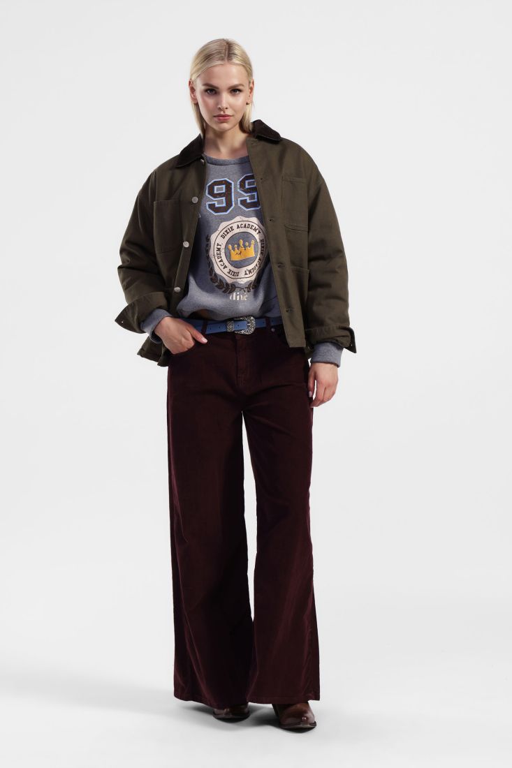 Burgundy high waist palazzo pants
