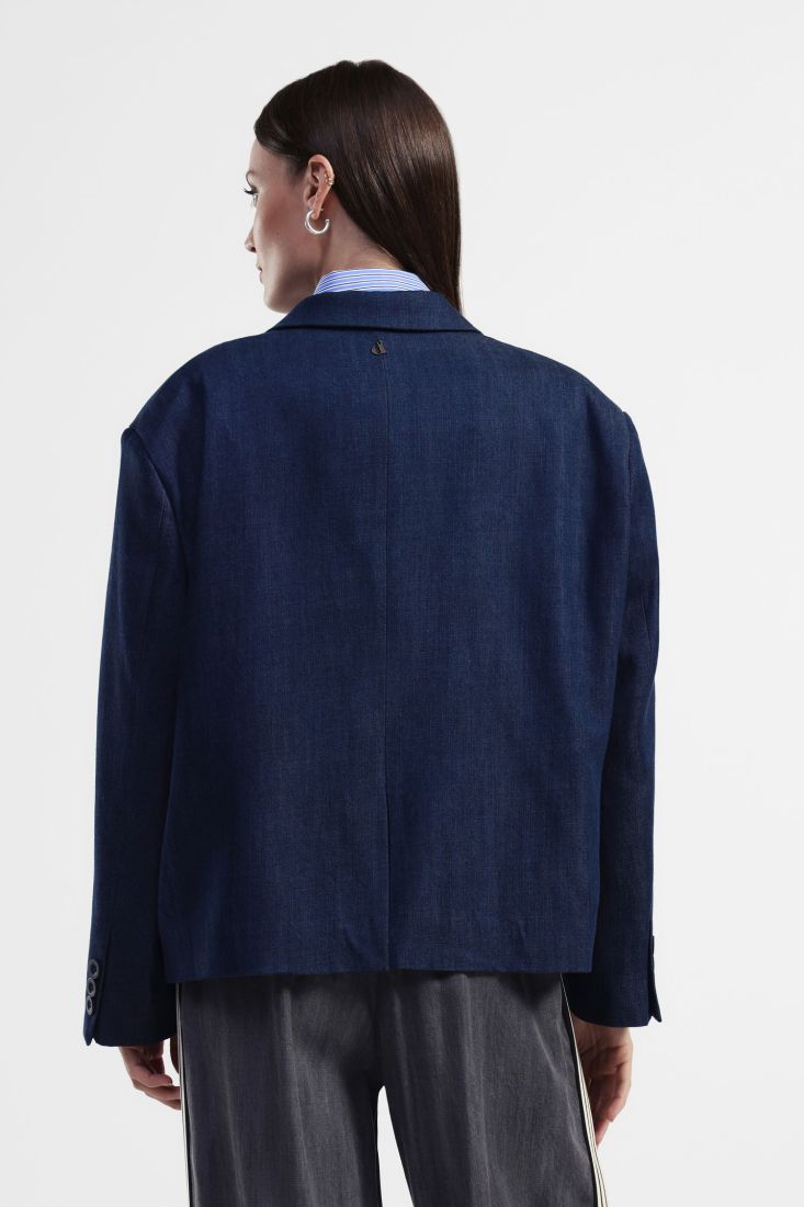 Blazer with buttons and jewel details