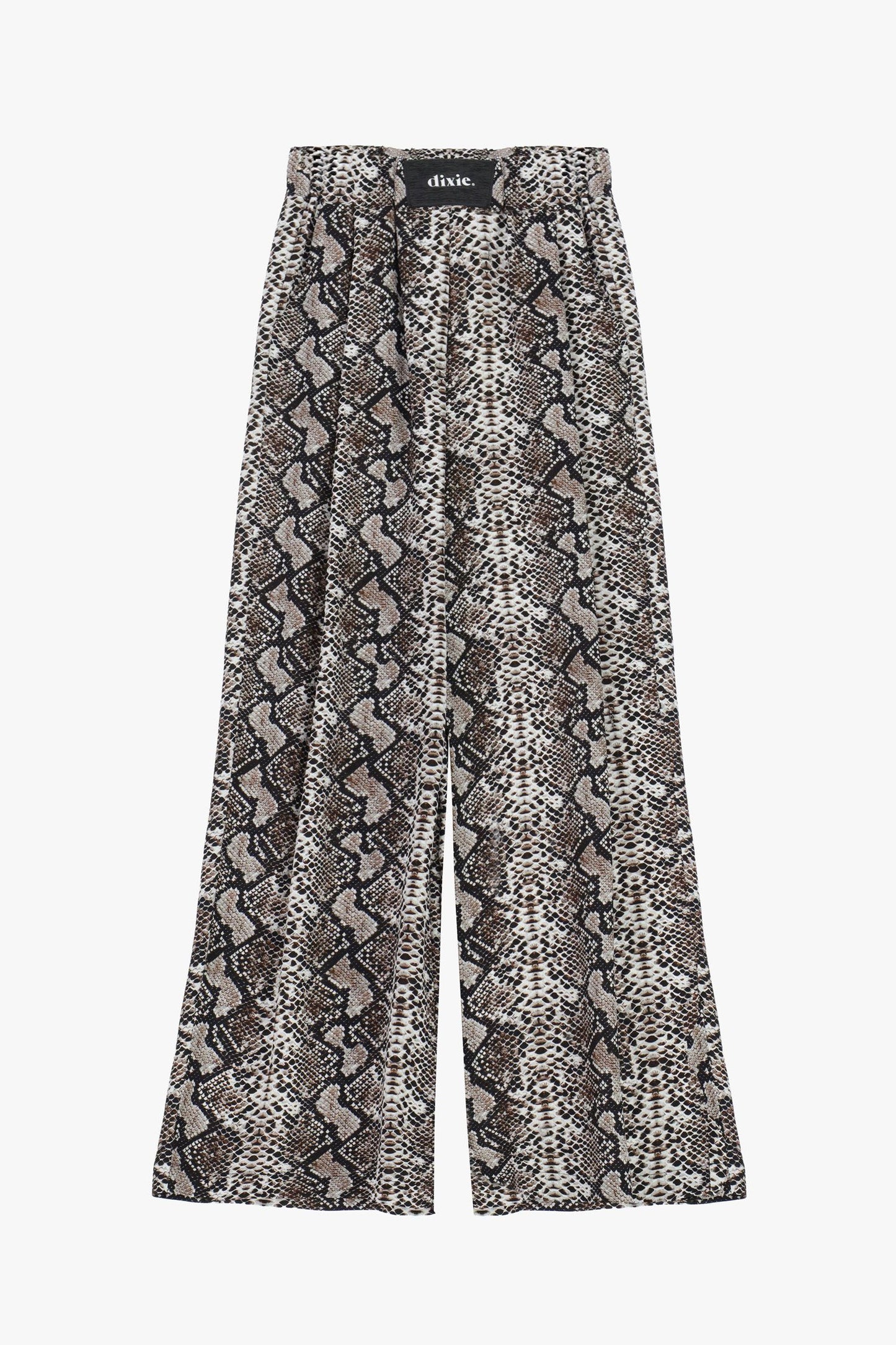 Snake print palazzo pants