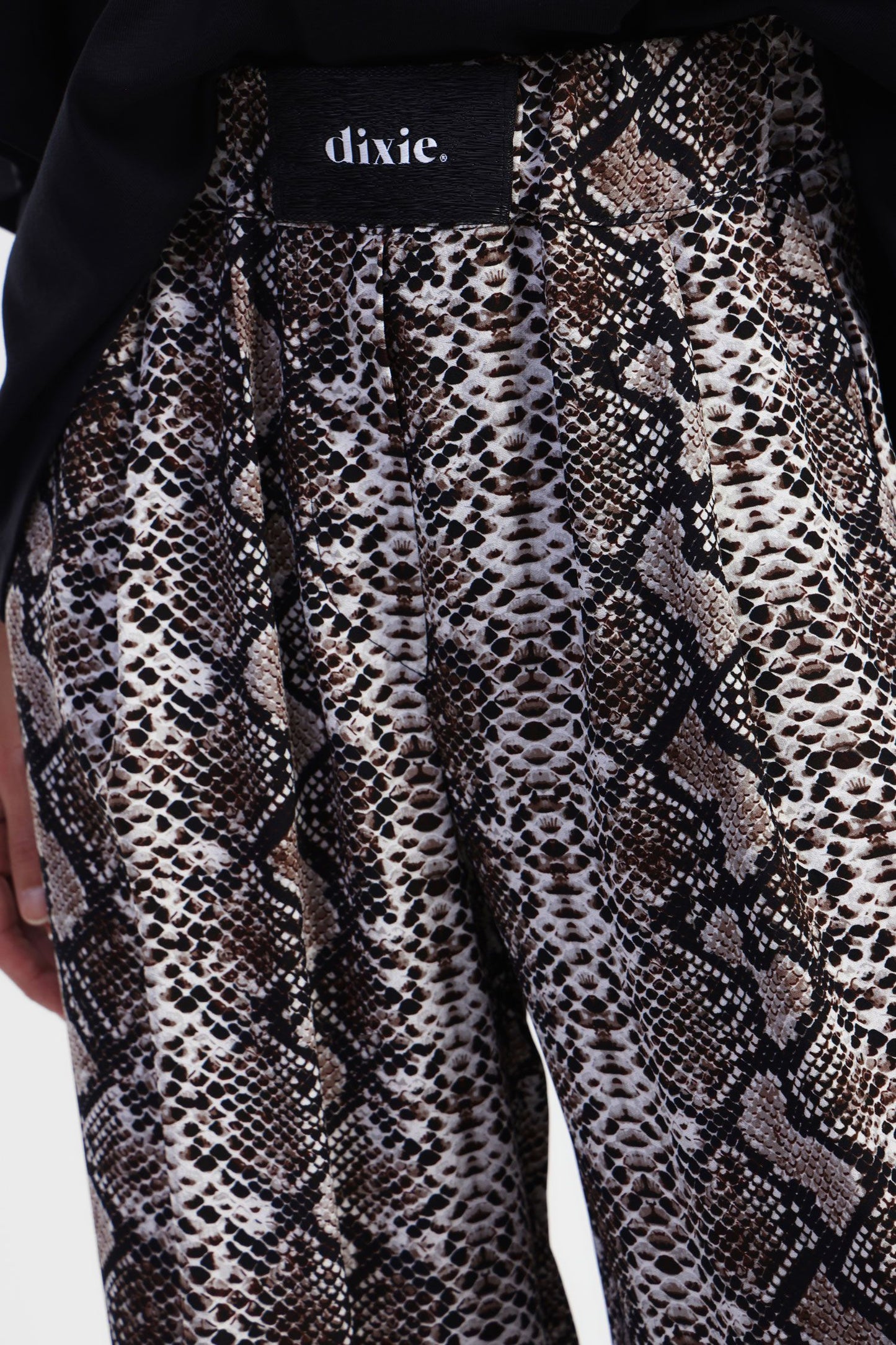 Snake print palazzo pants