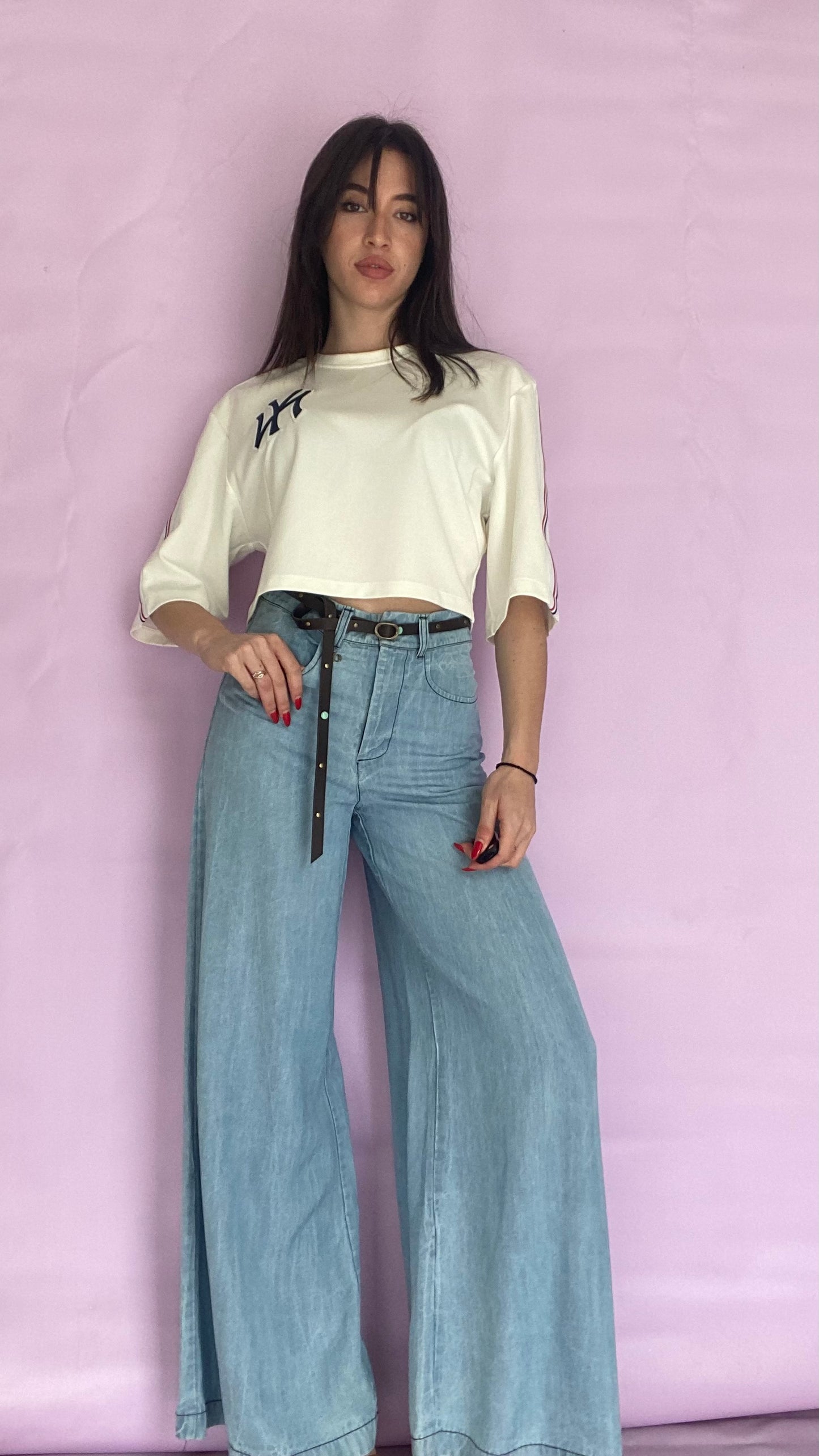 Offwhite crop top
