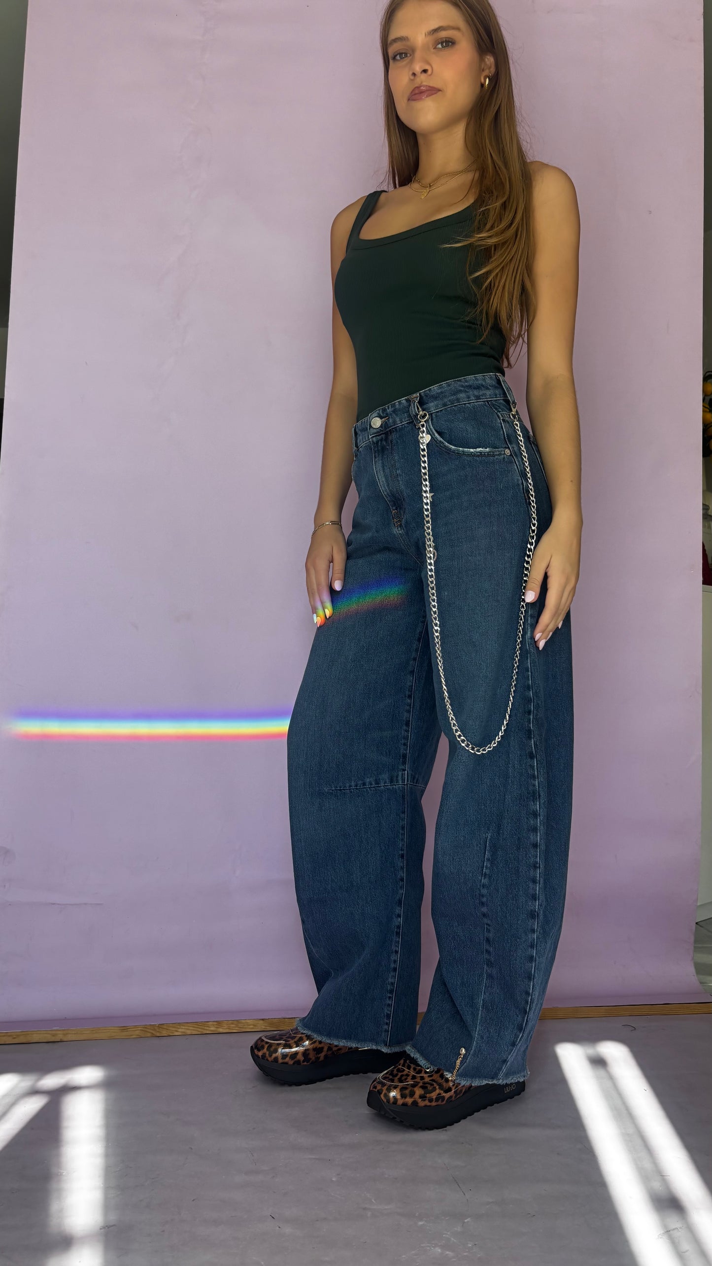 Eve jean with chain