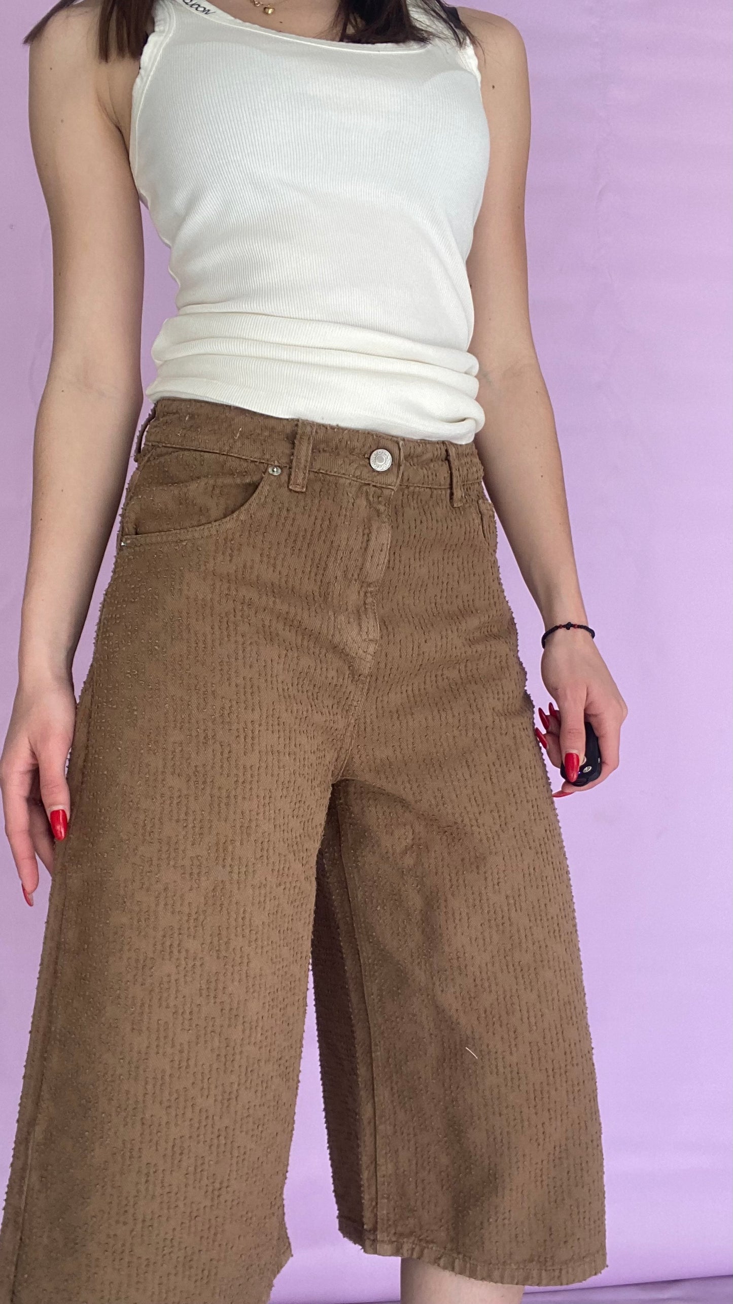 Denim colored trouser