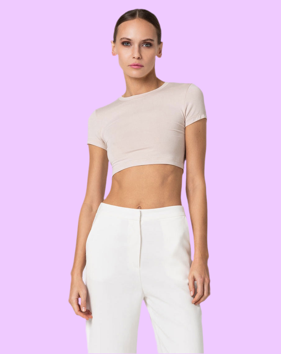 Freya bamboo crop top