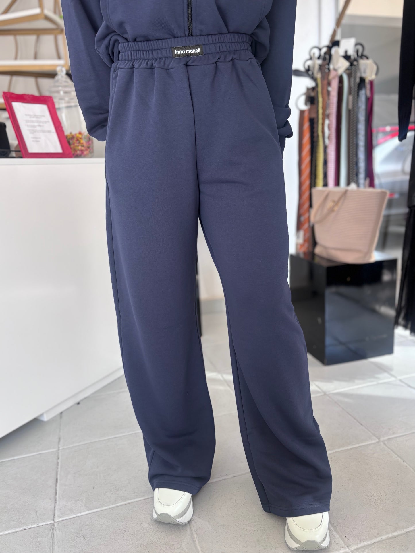 Blue Cotton Inna Manoli set