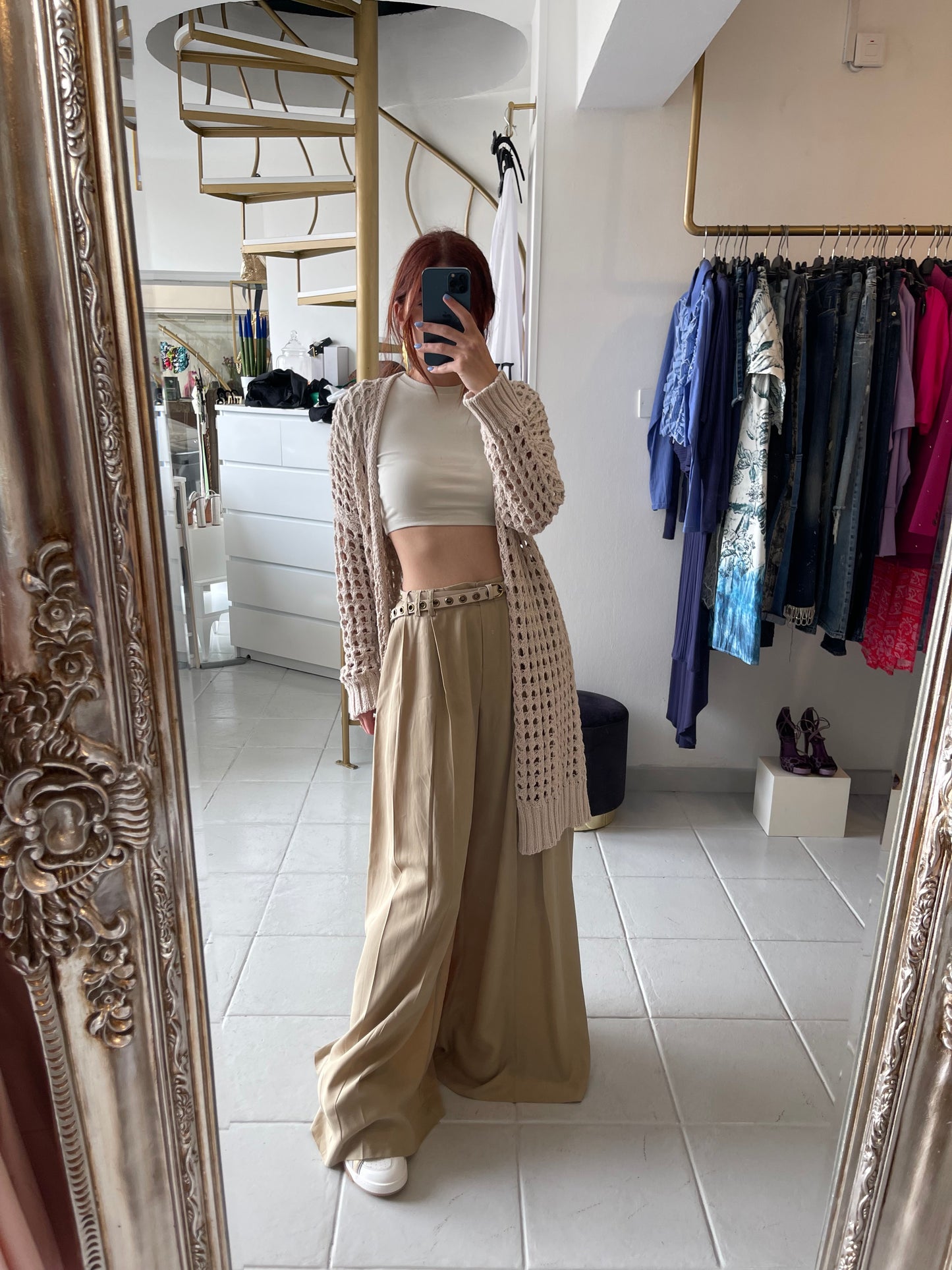 Knit cardigan
