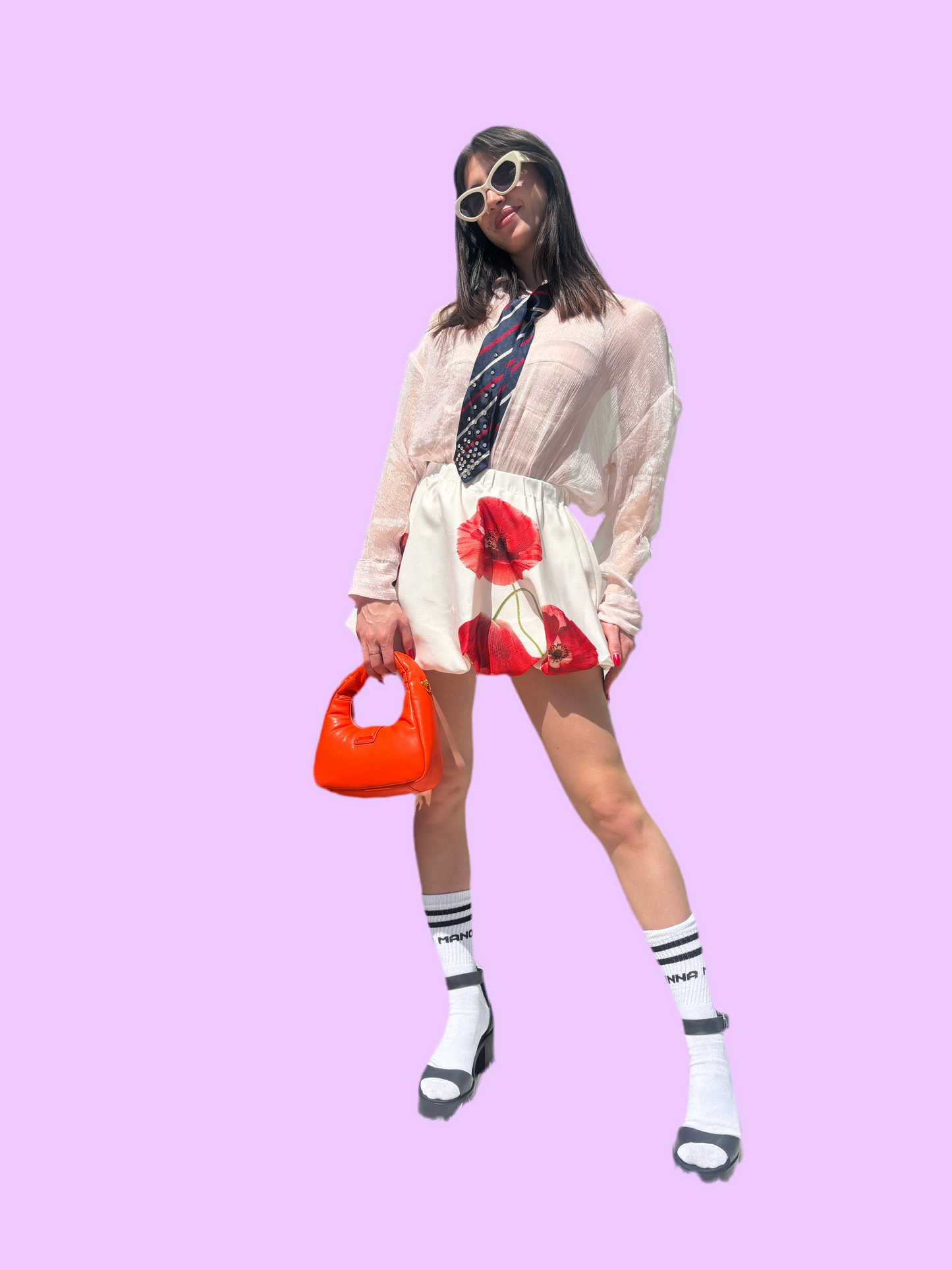 Balloon mini skirt