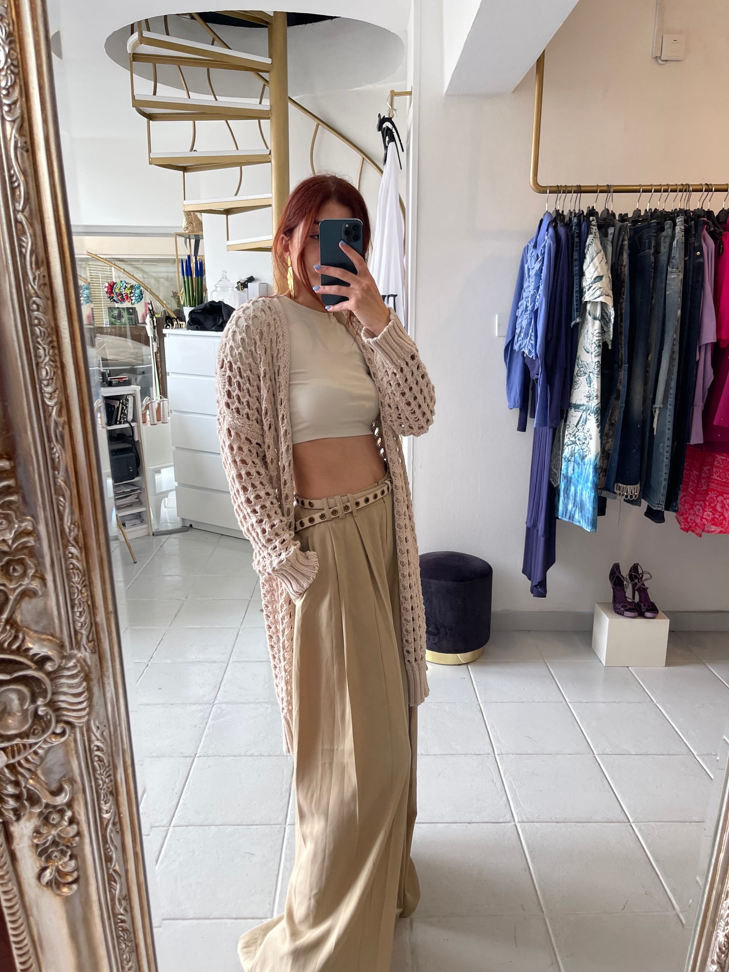 Knit cardigan