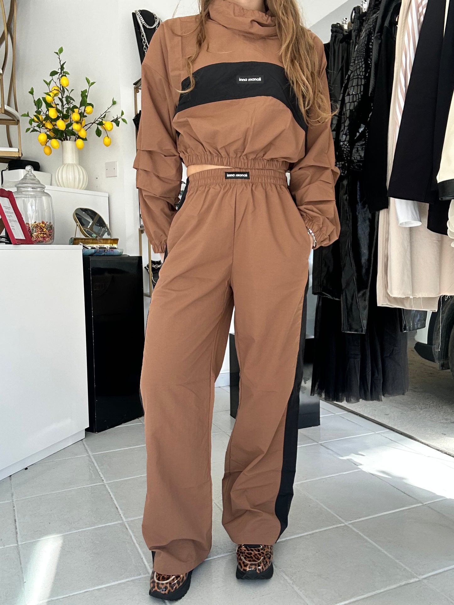 Taffeta Inna Manoli set