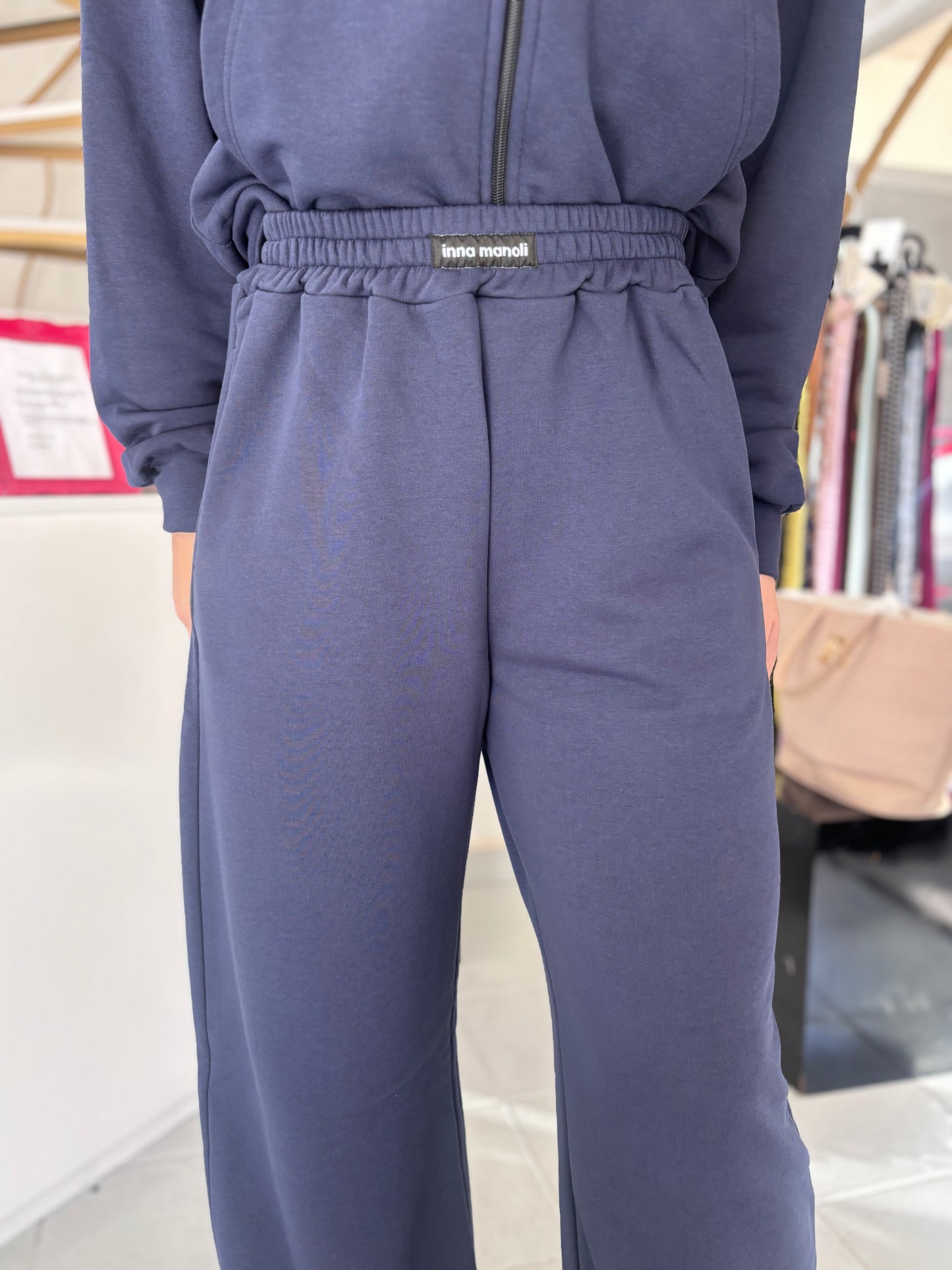 Blue Cotton Inna Manoli set