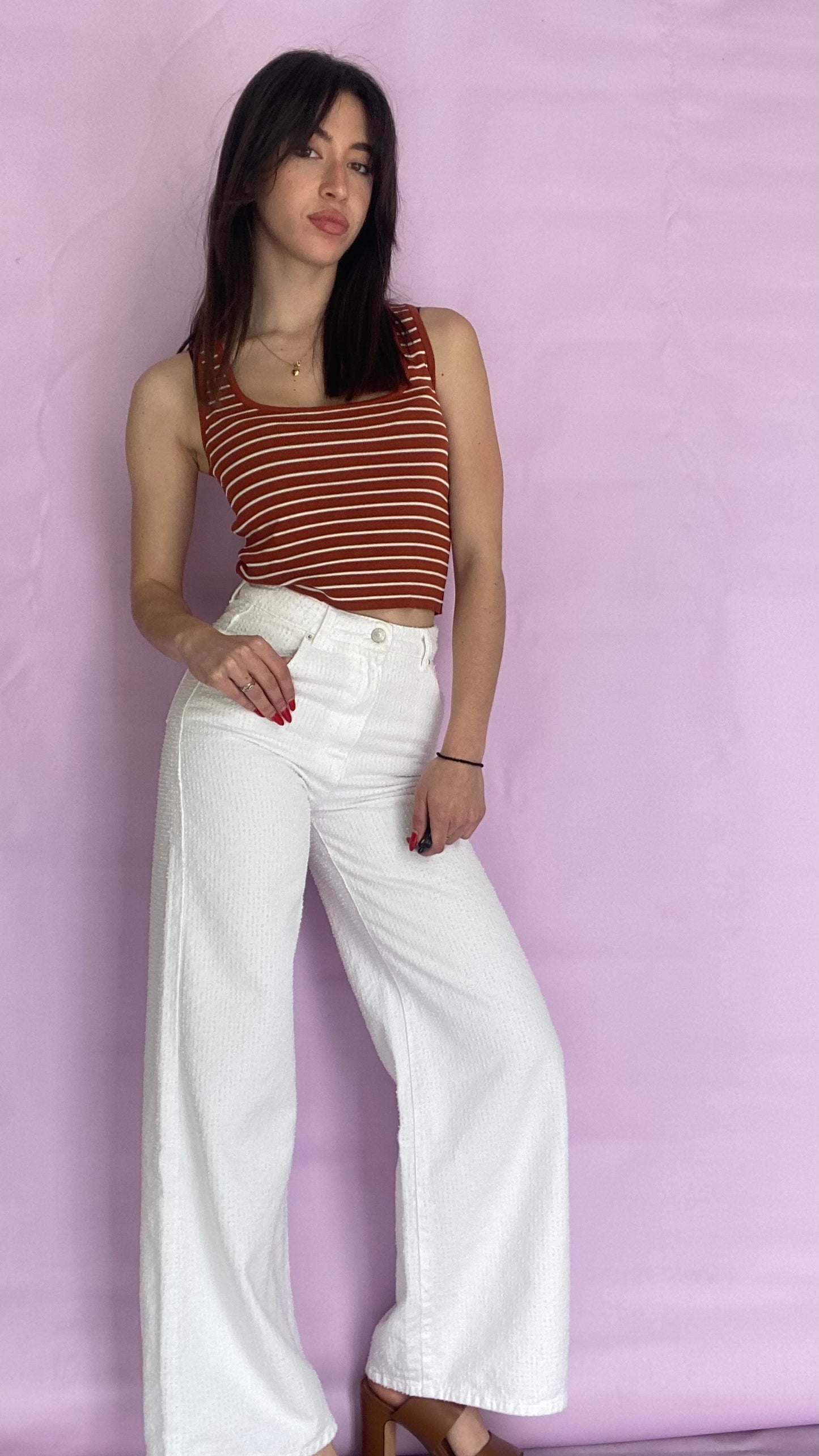 Denim colored trouser