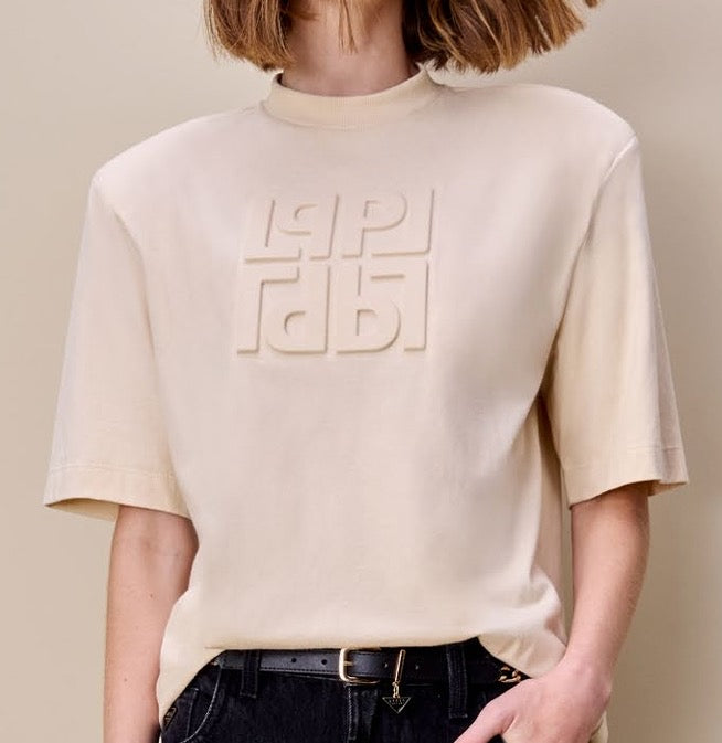 Beige oversize T-shirt
