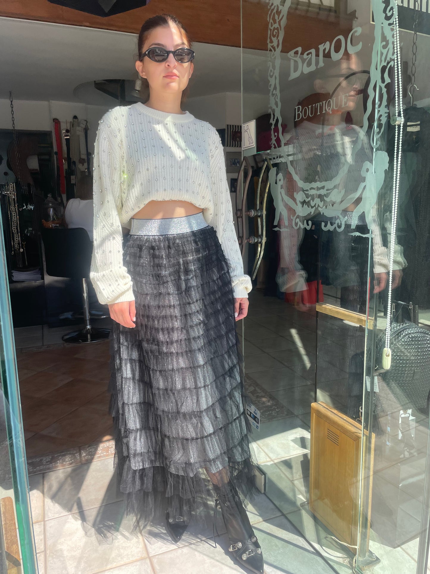 Ruffled skirt