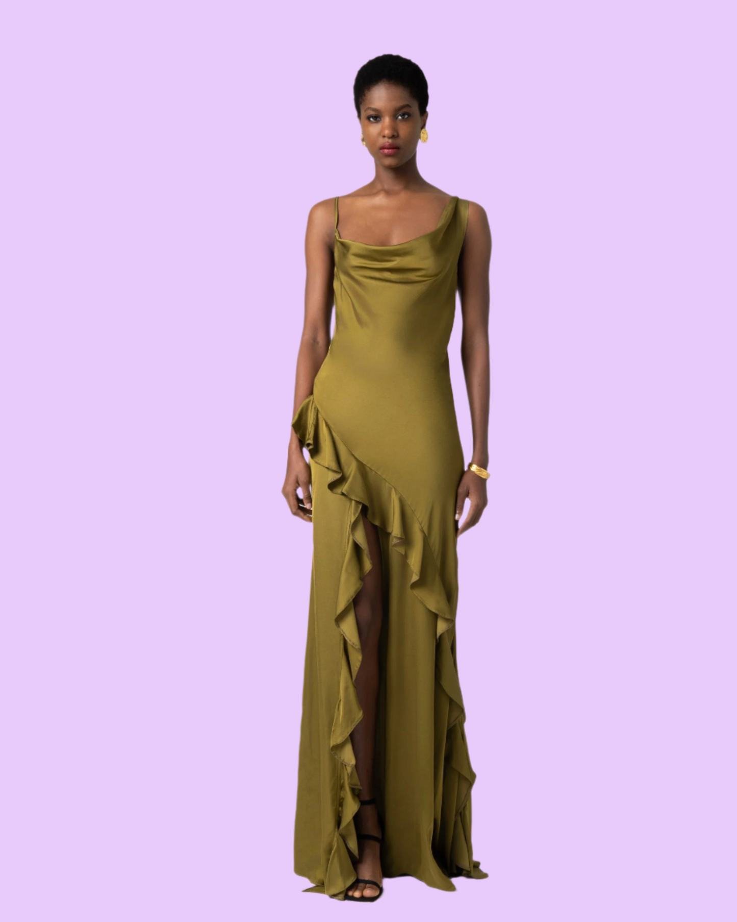 Adeline satin dress