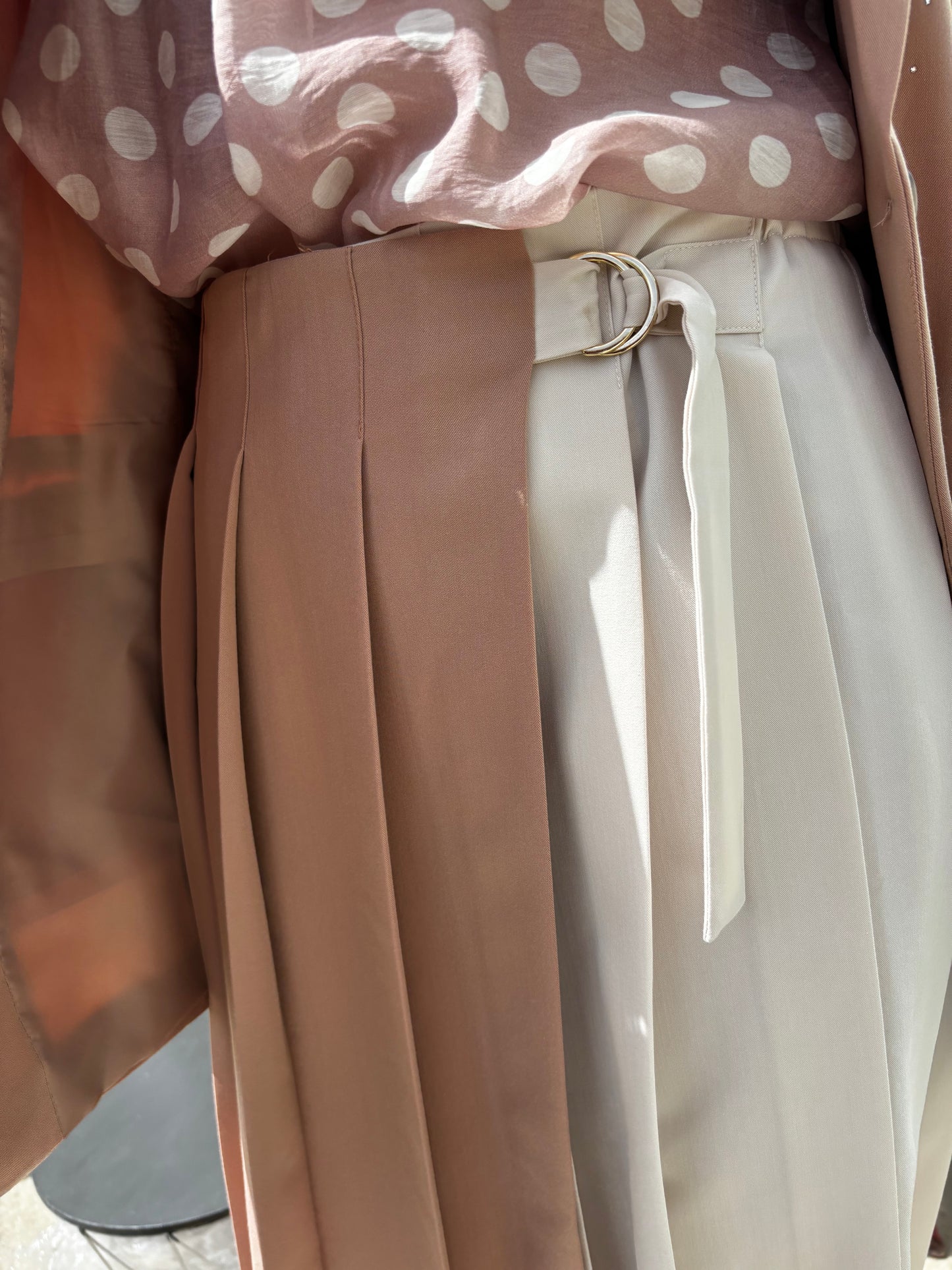 Plisse skirt