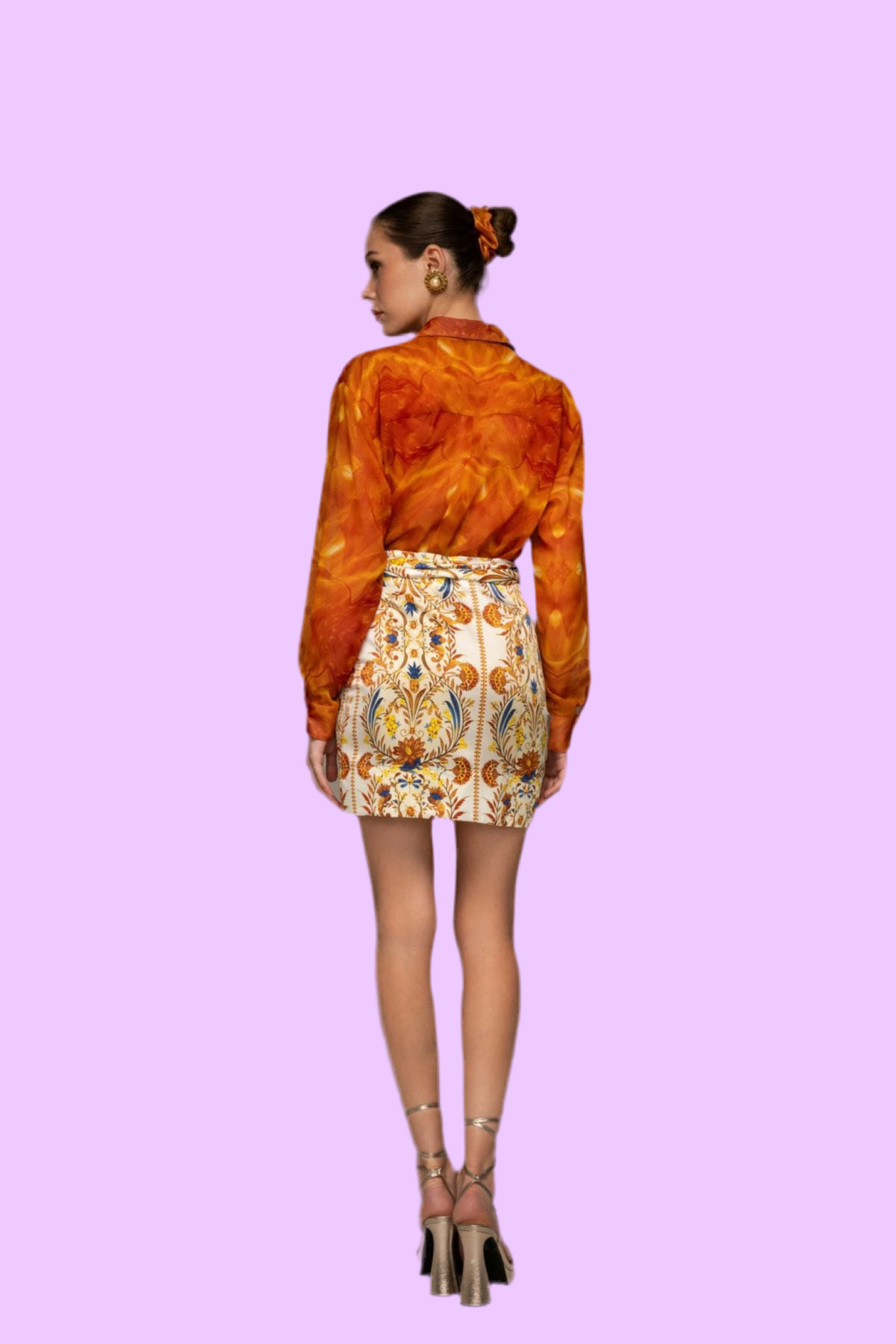 Reverie mini wrap skirt