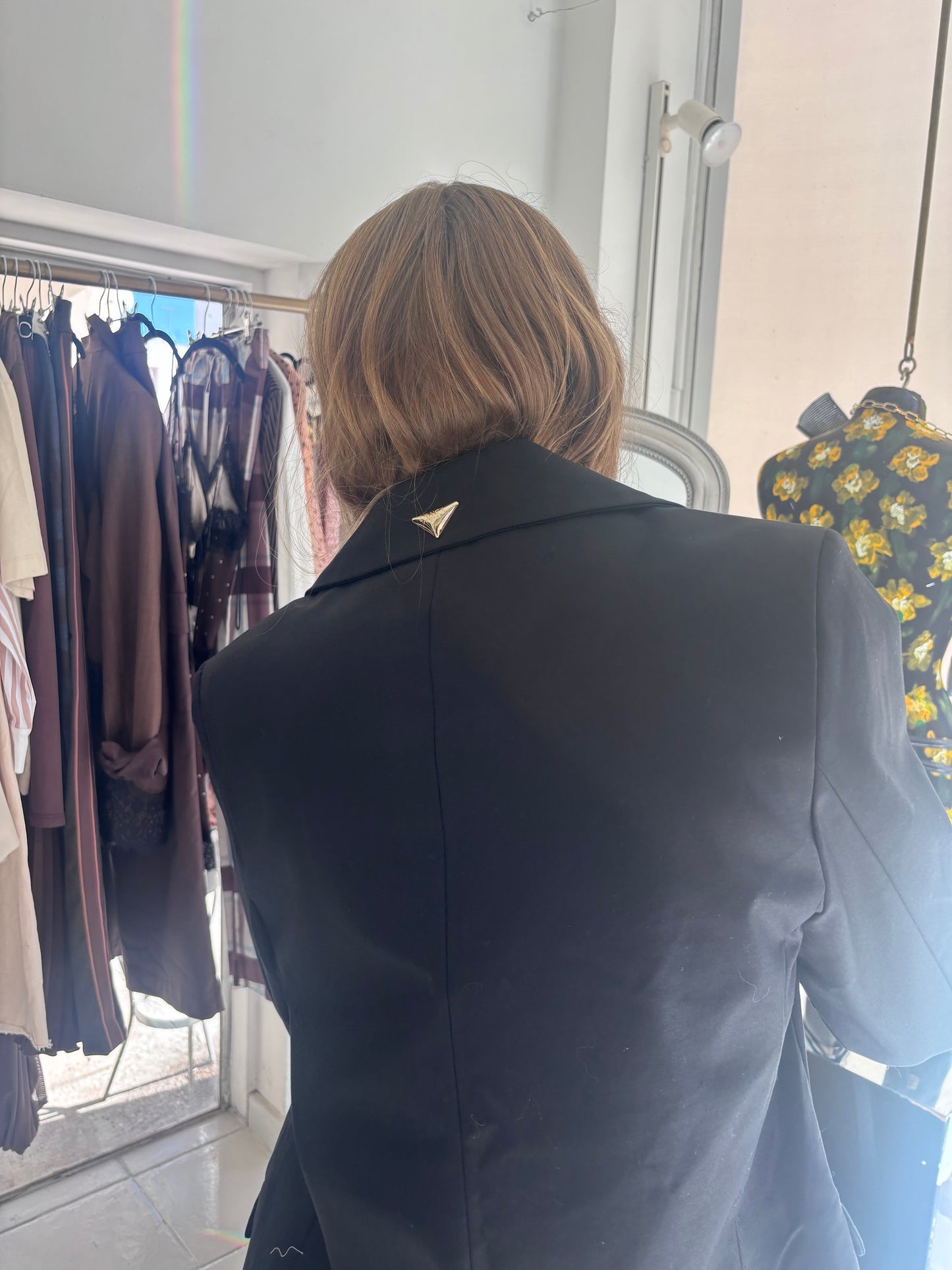 Black oversized blazer