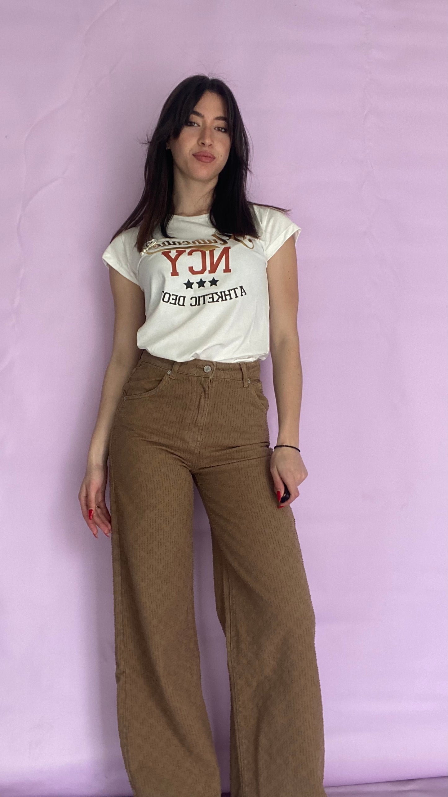 Denim colored trouser