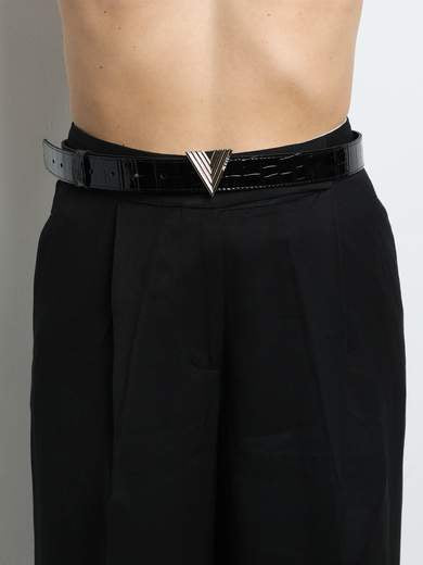 Elastic thin belt