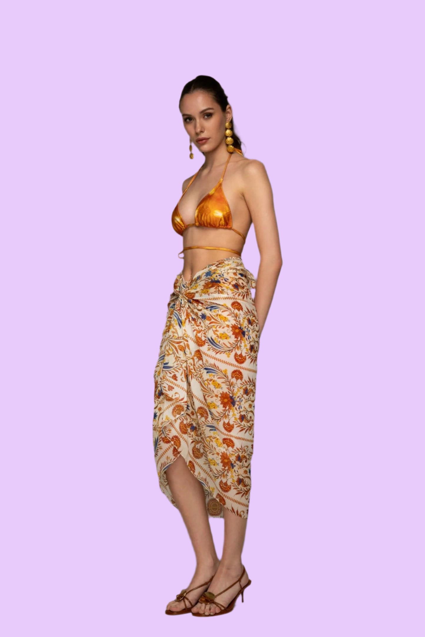 Pareo in Safari and Reverie print