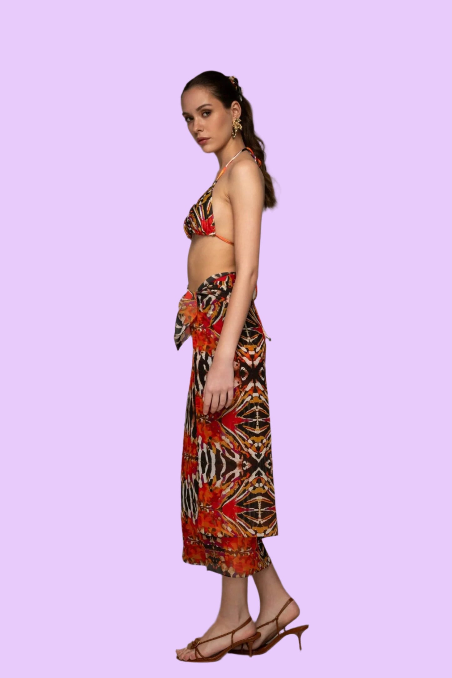 Pareo in Safari and Reverie print