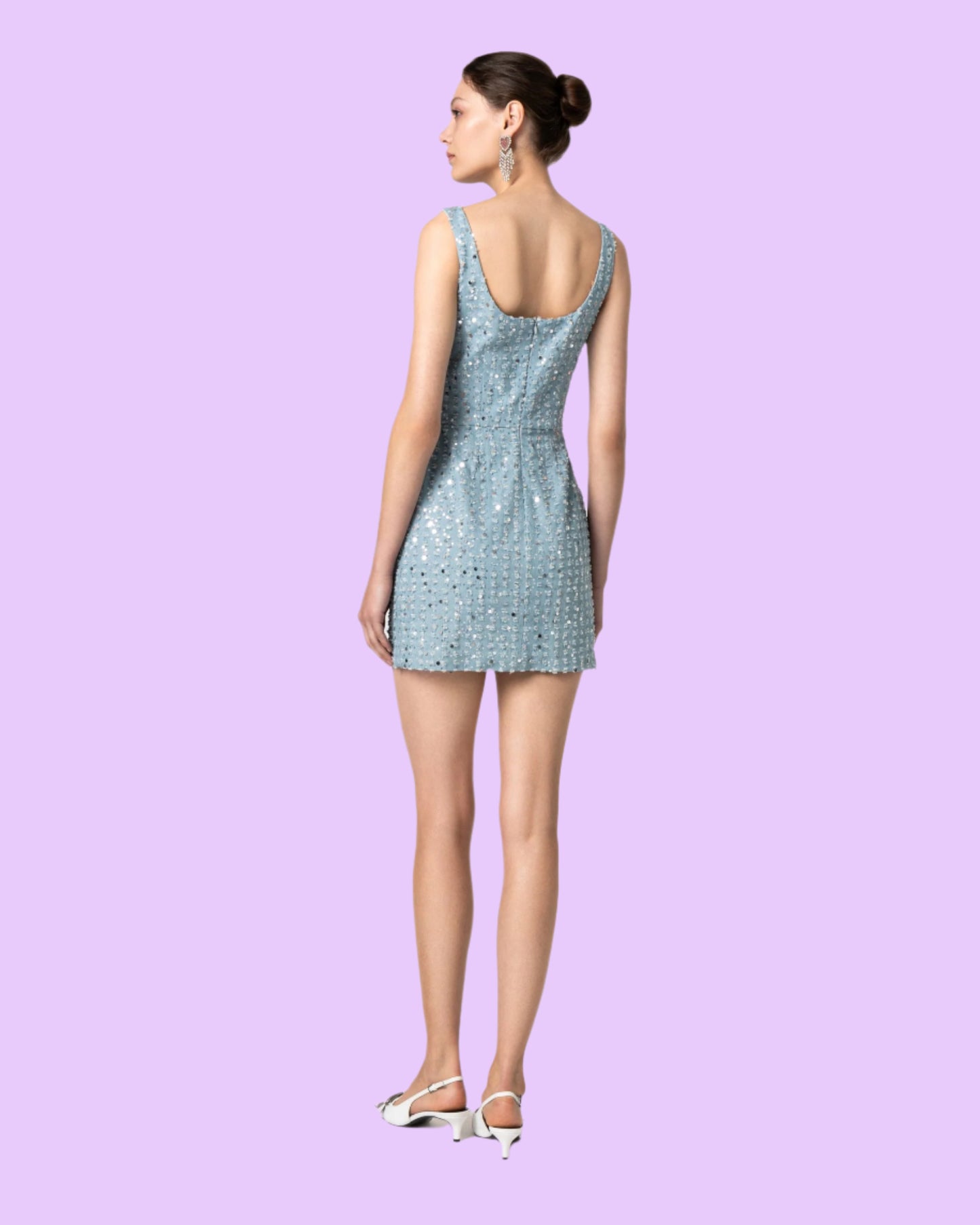 Blair denim mini dress