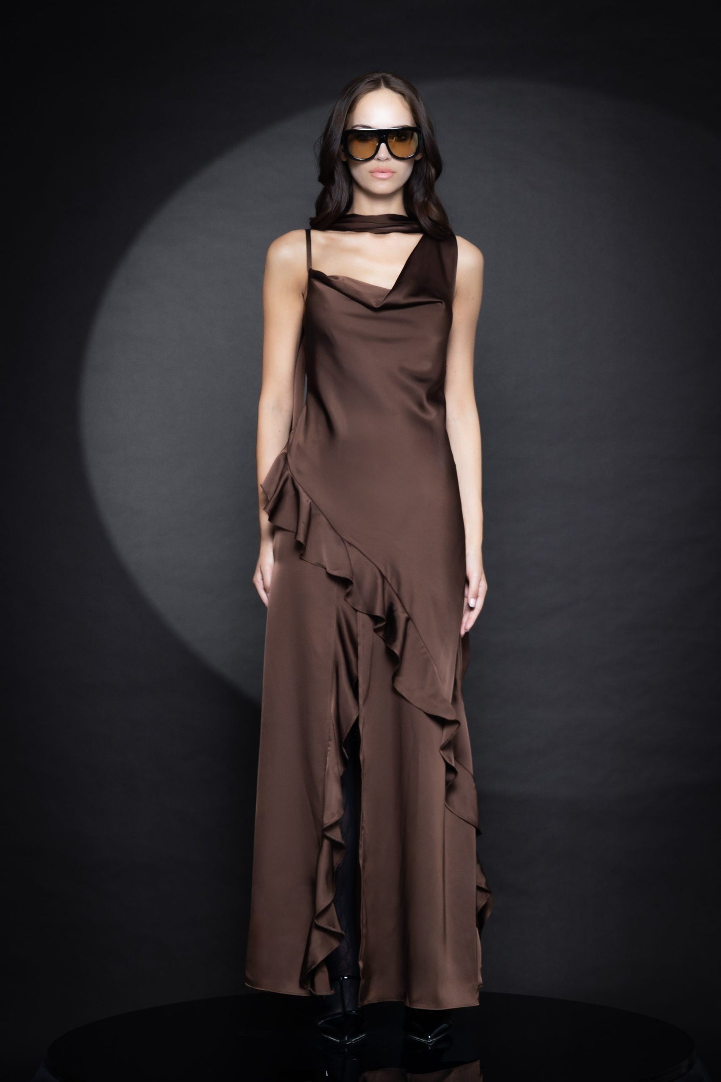 Adaline Satin Dress