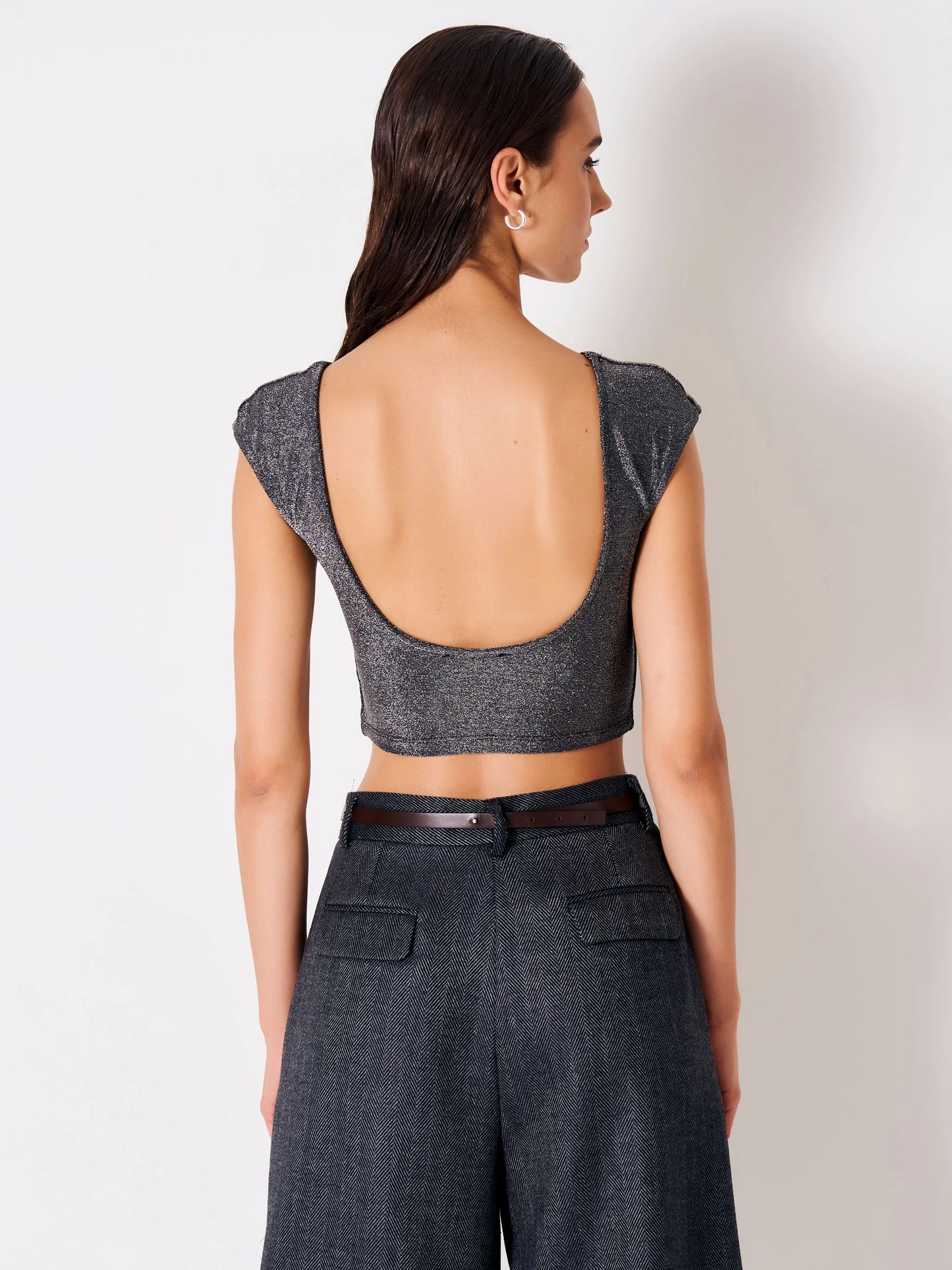 Lurex Top with low back