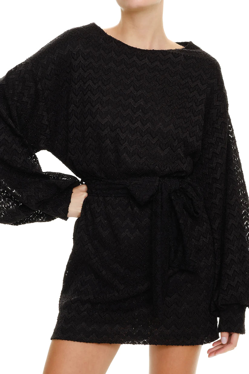 Black longsleeve dress