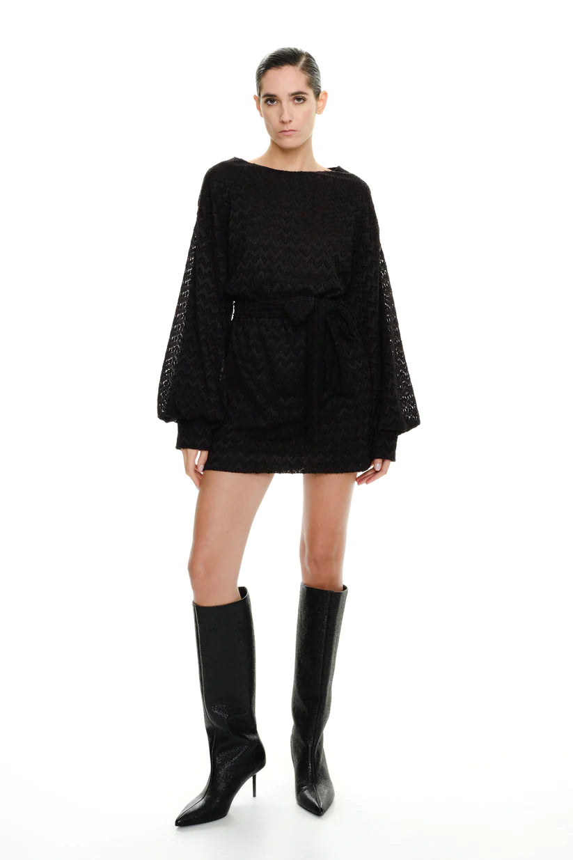Black longsleeve dress