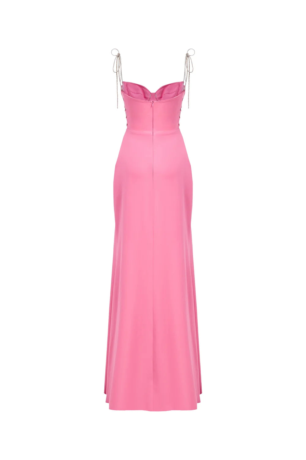 Pink long long dress with sweetheart neckline Baroc Boutique 42