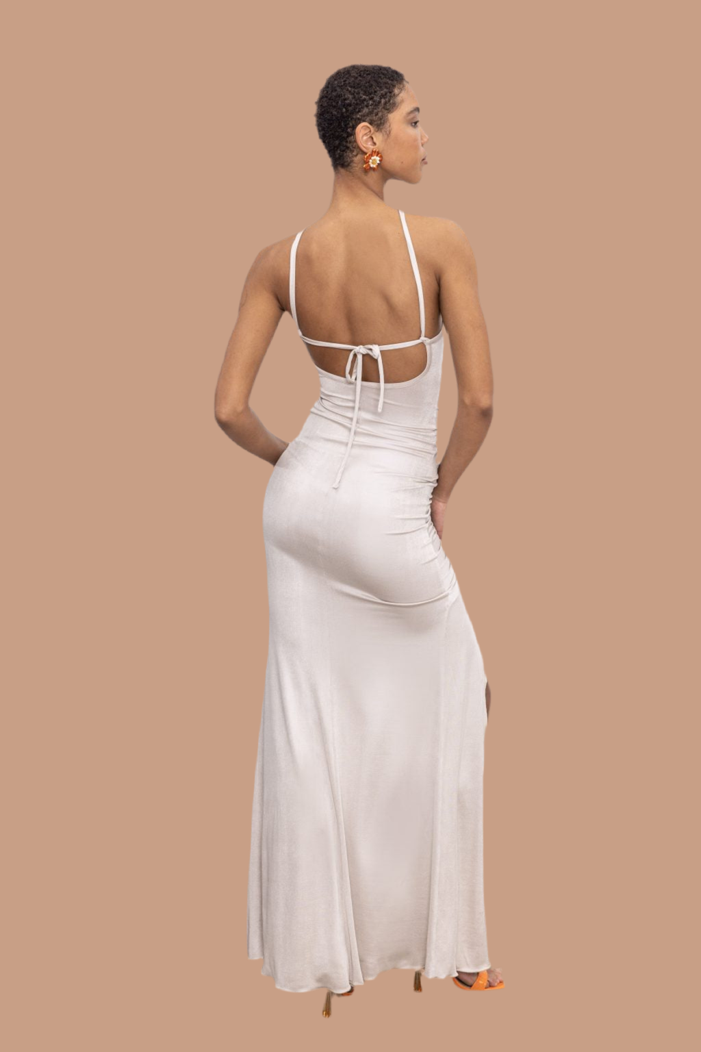 Sereia Beige Dress Baroc Boutique BEIGE