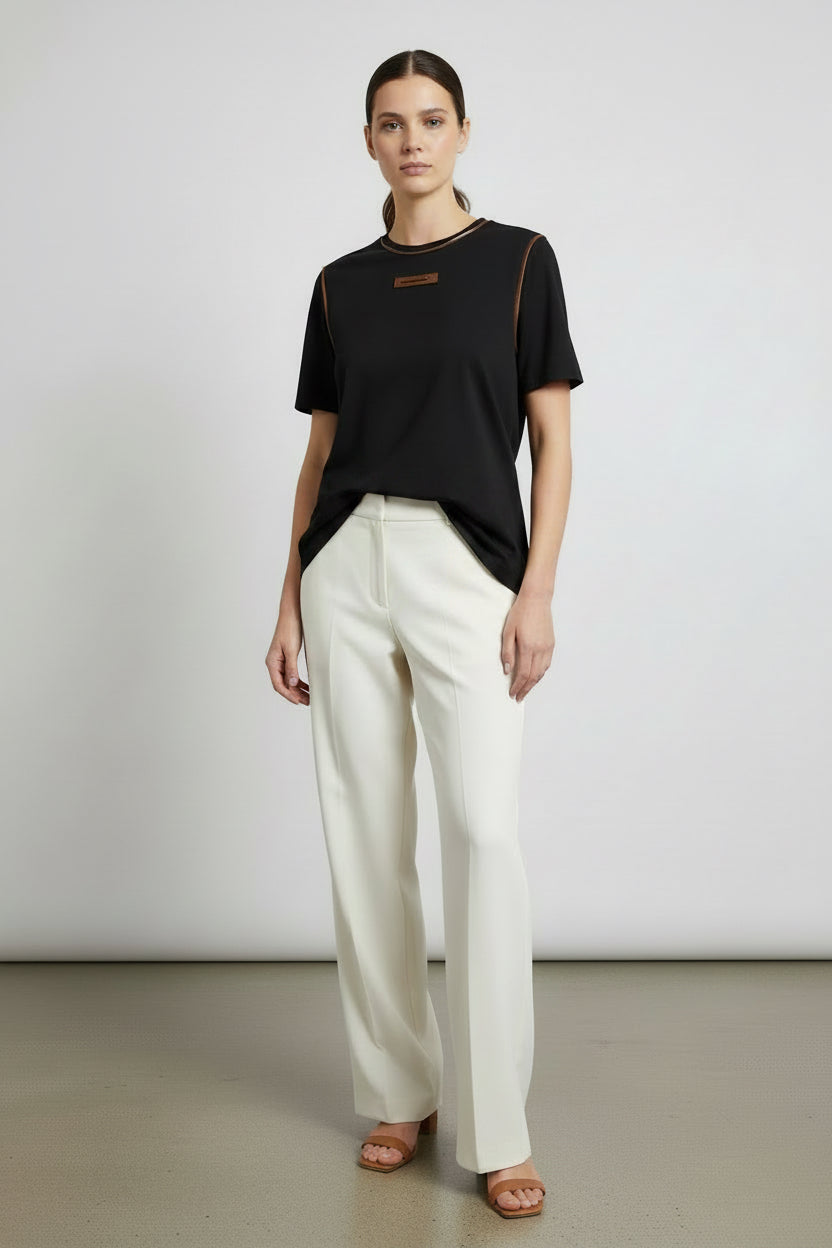 Casual graphic logo tee from 100% cotton Baroc Boutique