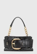 Leather Tote Bag with Maxi Buckle Baroc Boutique