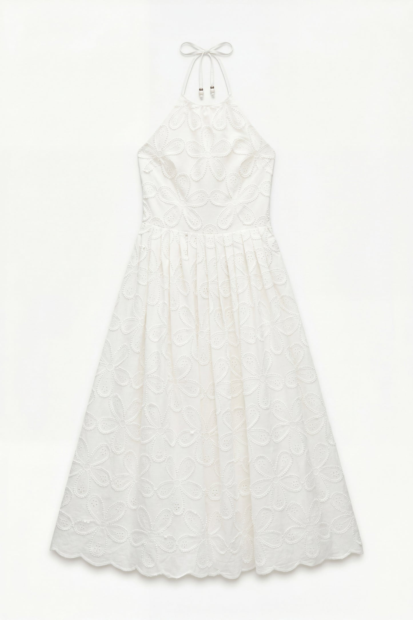 Long backless dress with embroidery Baroc Boutique