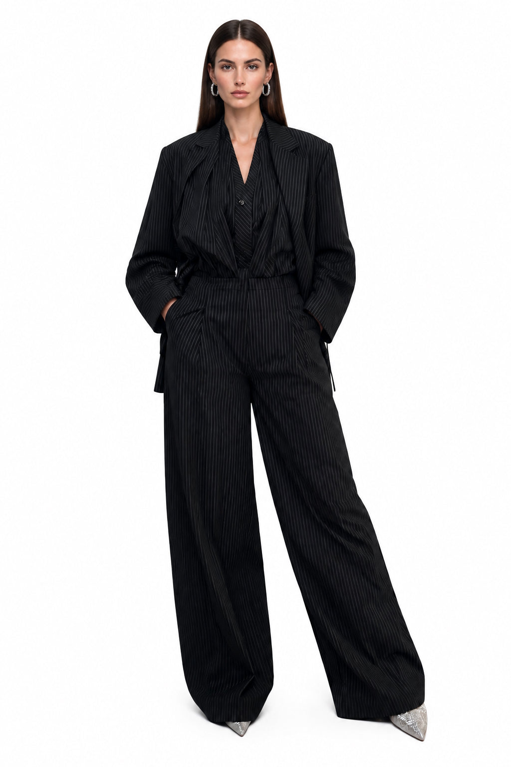 Striped Oversized Cotton Shirt Baroc Boutique M/L