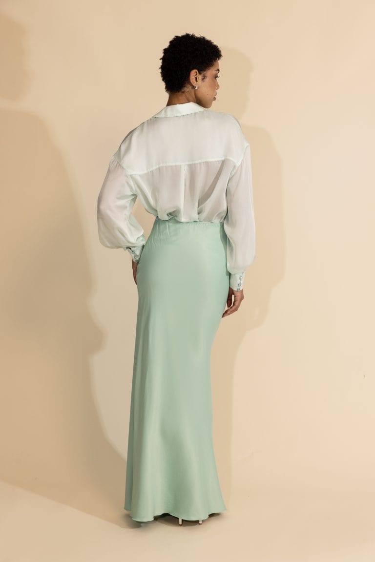 Odessa burnt orange skirt Baroc Boutique