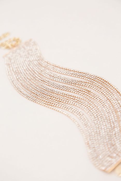 Silver multistrand necklace Baroc Boutique