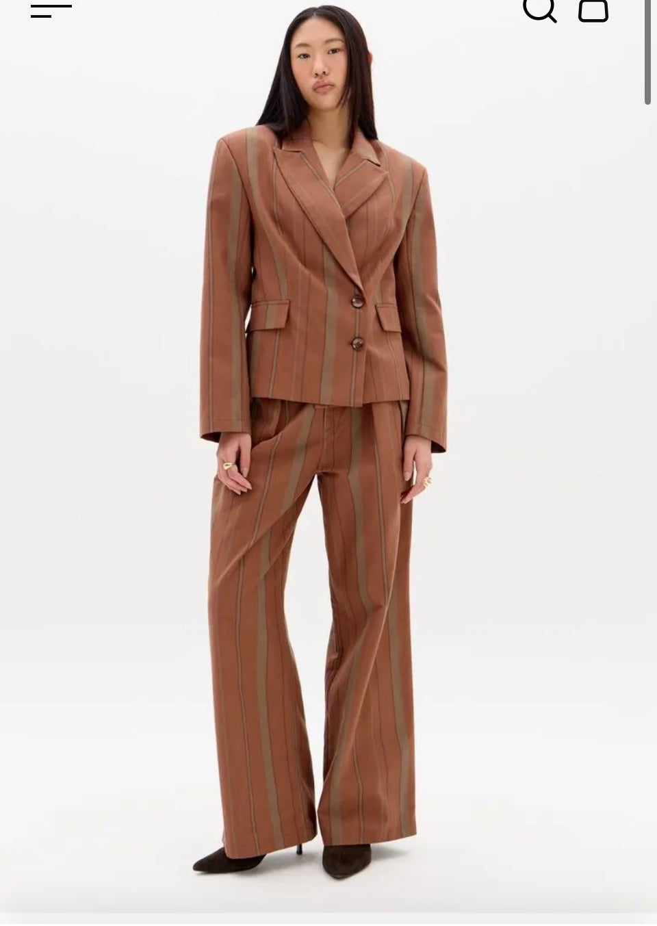 Pinstripe suit with a twist Baroc Boutique Small