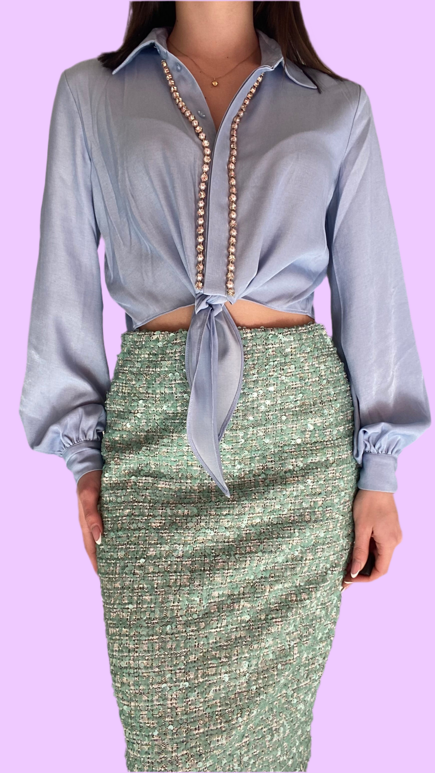 Tweed midi skirt Baroc Boutique Small