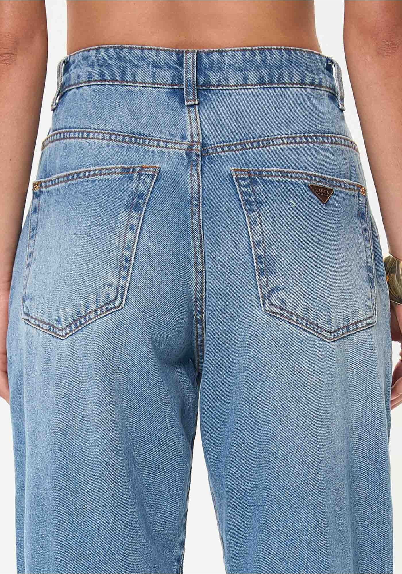 High waist buggy jeans