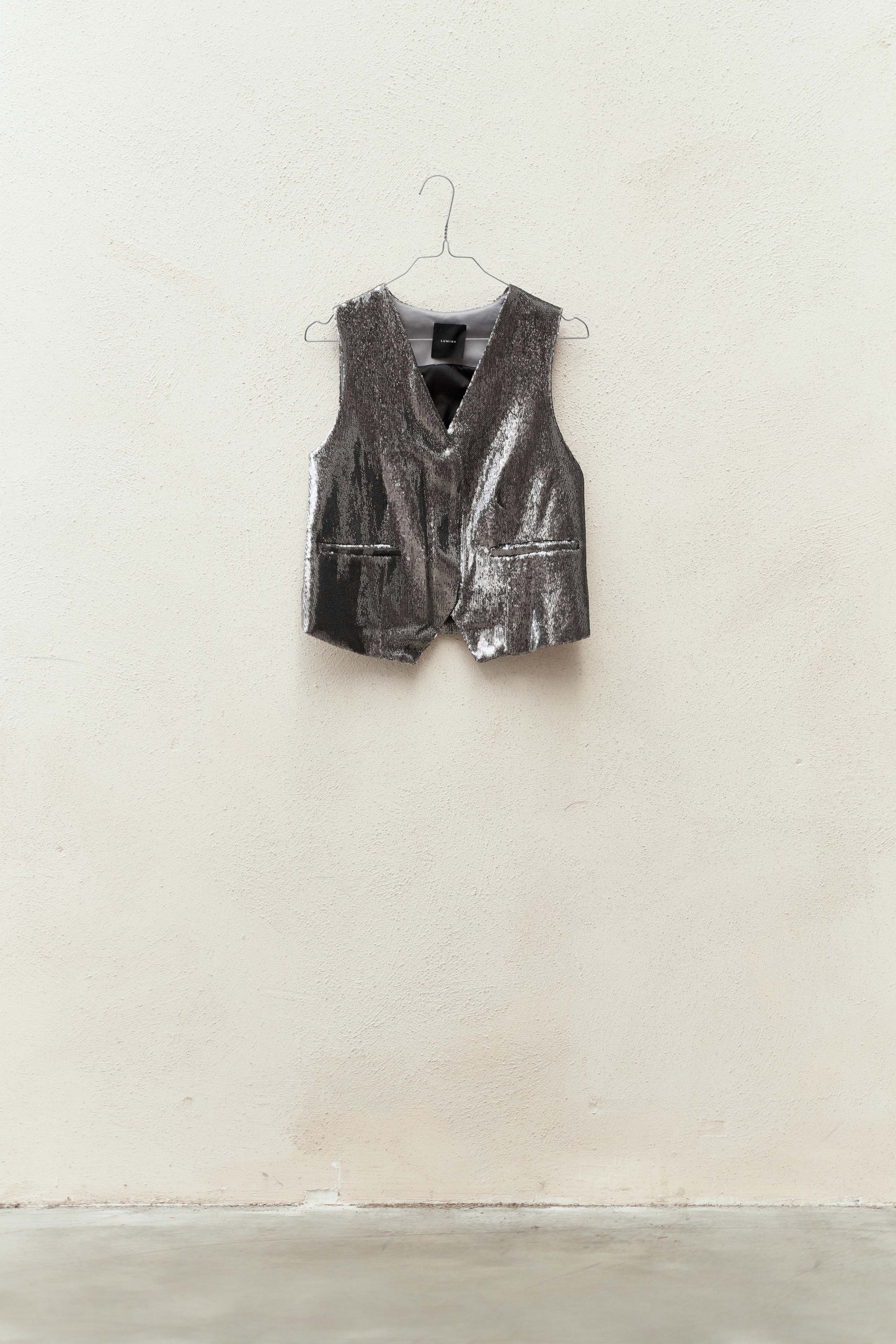 Sequin vest
