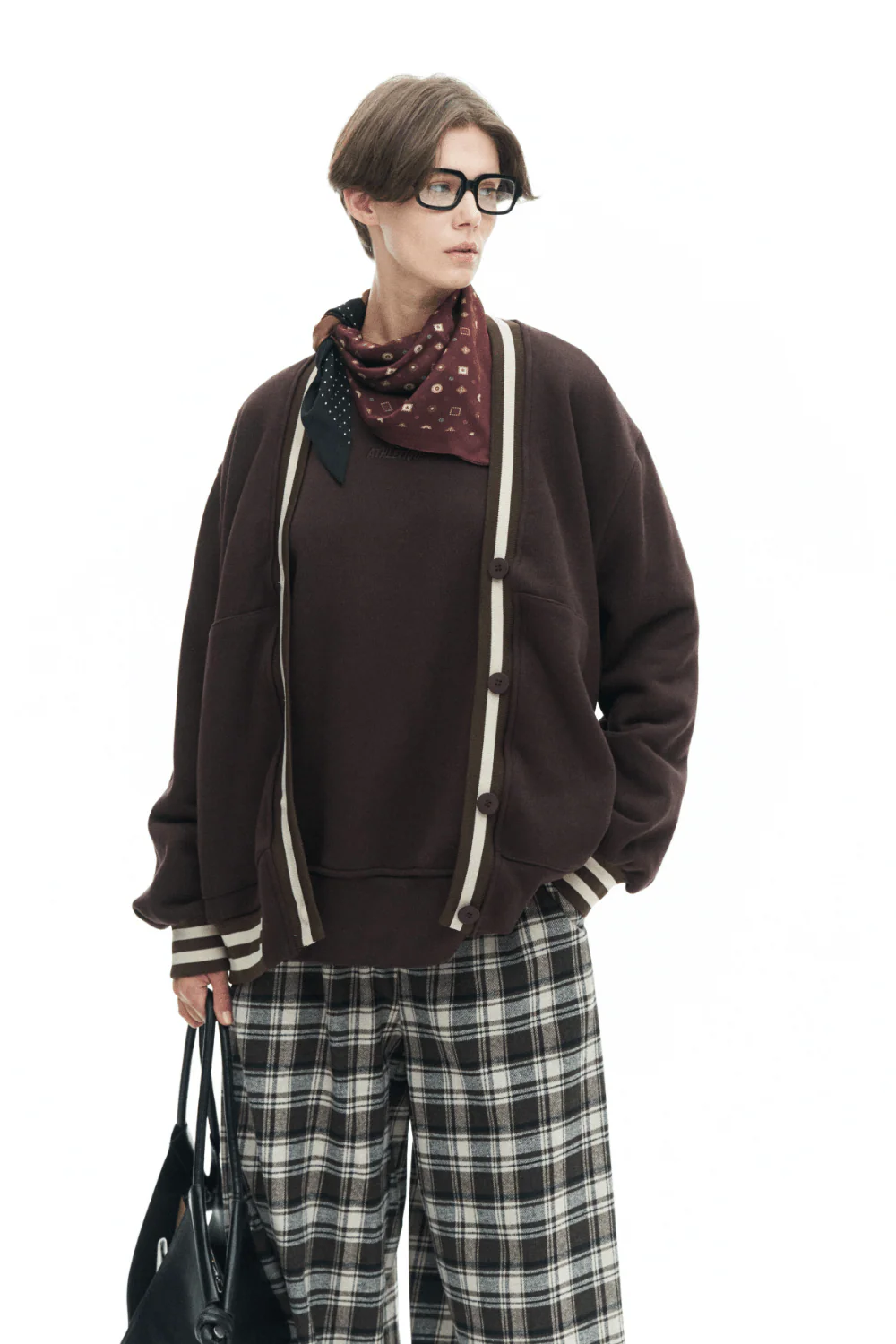 Oversize college jacket