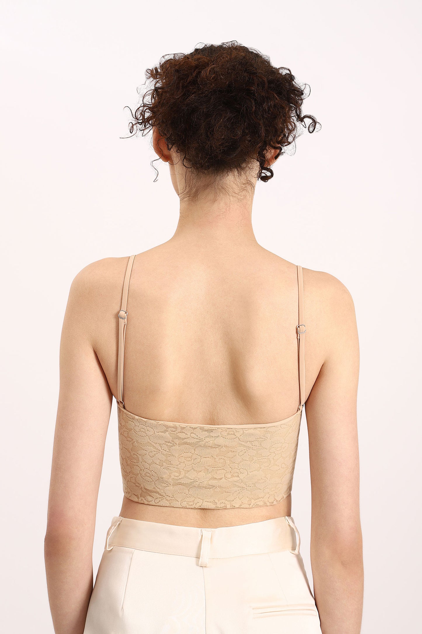 Lace sweetheart neck bralet
