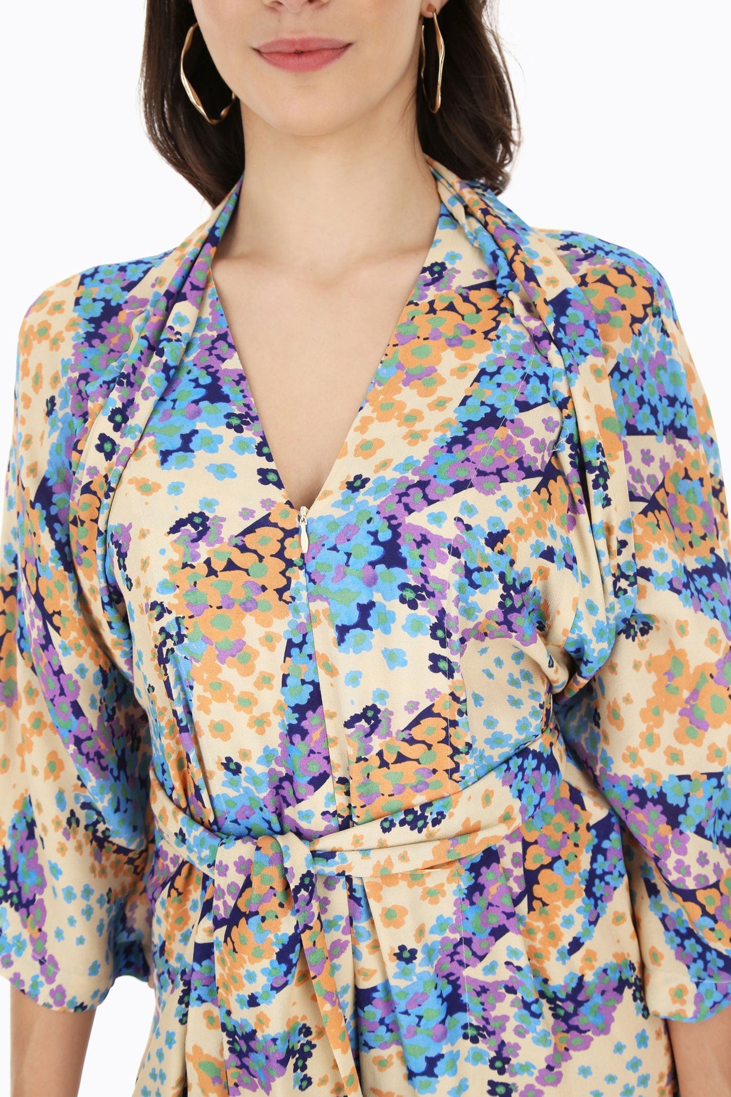 Dixie Plus Size Dixie Floral print Jumpsuit Baroc Boutique