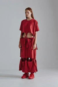 Dress Polymorphic red dress Baroc Boutique ONE SIZE / WHITE