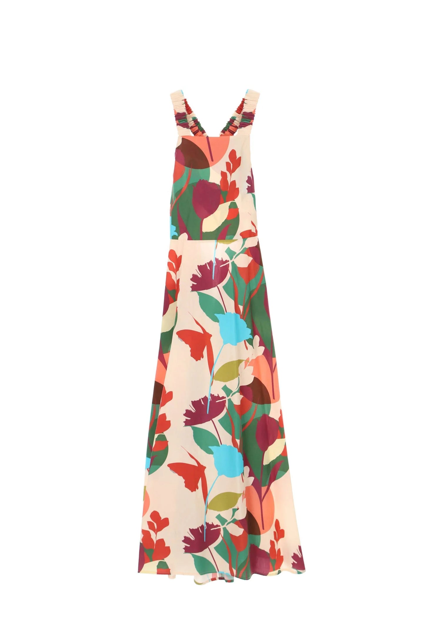 Dress Multicoloured long dress Baroc Boutique SMALL / MULTI / 100% COTTON