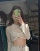 Have One Lace crop top Baroc Boutique