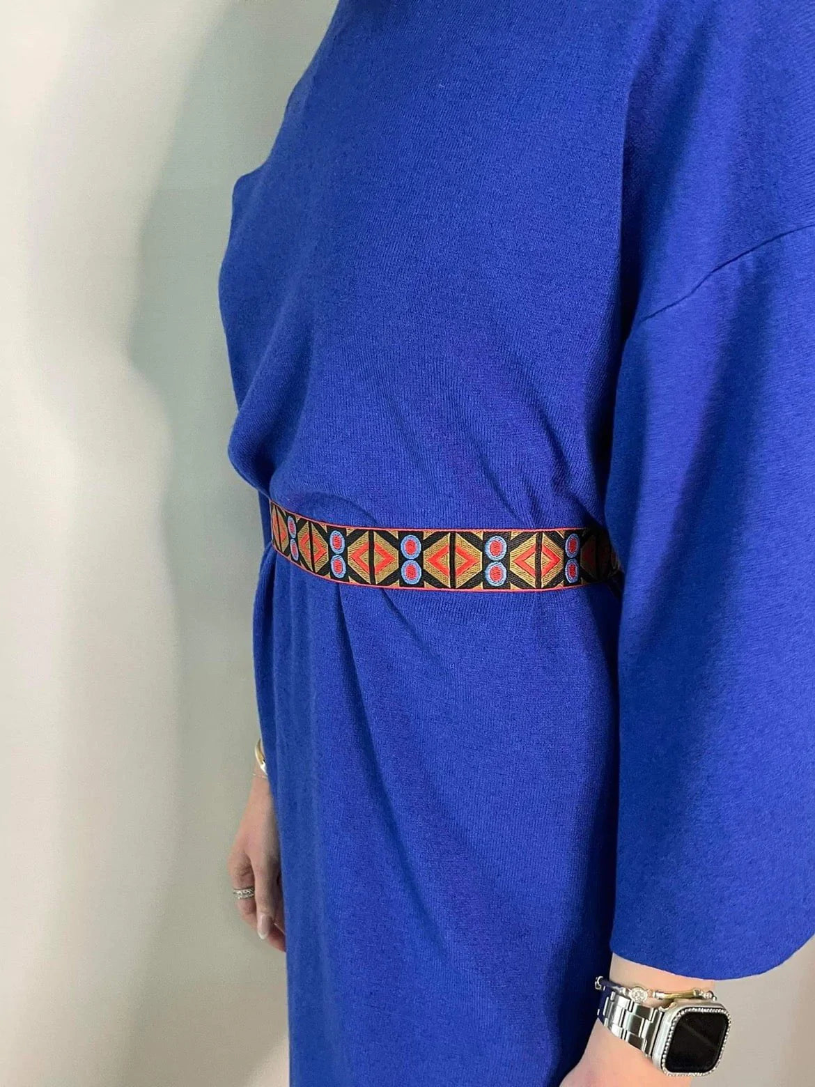 Knit navy boxy Dress Baroc Boutique