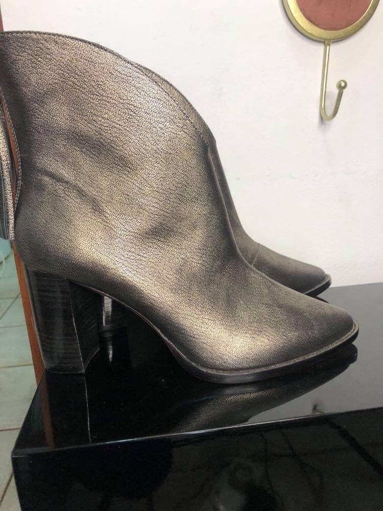 Low cut Boots Shoes Baroc Boutique Silver / 41 / Leather
